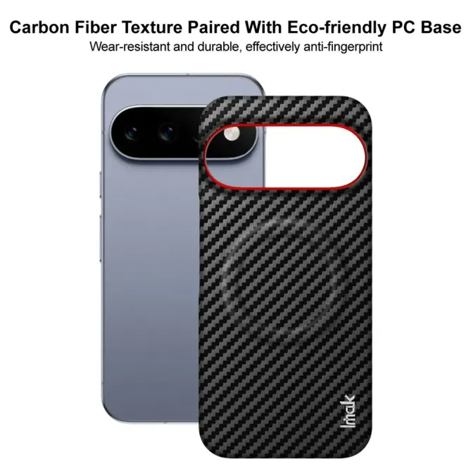 Coque Google Pixel 11 Pro XL IMAK Ruiyi magnétique texture carbone