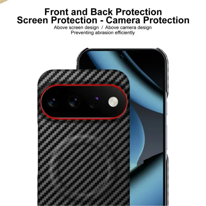 Coque Google Pixel 11 Pro XL IMAK Ruiyi magnétique texture carbone