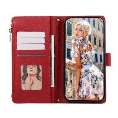 Housse Google Pixel 11 Pro XL zippée multi-cartes avec dragonne 3 cartes