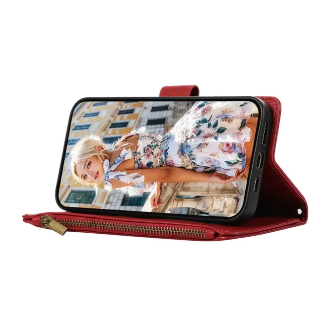 Housse Google Pixel 11 Pro XL zippée multi-cartes avec dragonne 3 cartes