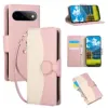 Housse Google Pixel 11 zippée bicolore avec dragonne