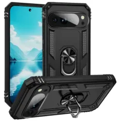 Coque Google Pixel 11 Pro XL avec support intégré en TPU, polycarbonate et métal