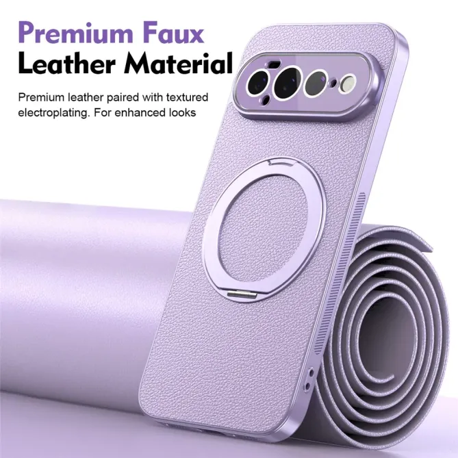 Coque Google Pixel 11 Pro magnétique avec support rotatif et verre trempé