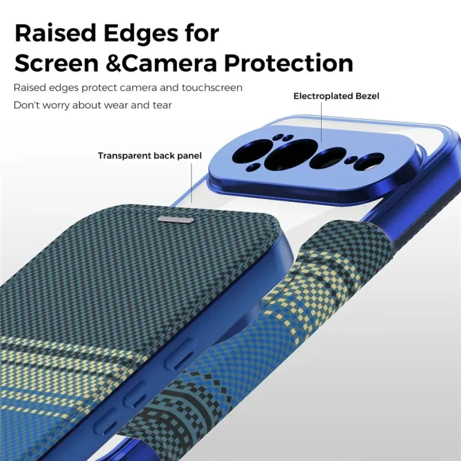 Housse Google Pixel 11 Pro XL anti-RFID 7 coloris avec rangements cartes