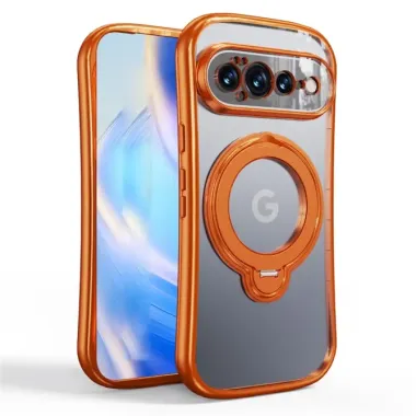 Coque Google Pixel 11 Pro XL Transparente Magnétique Anneau 360°