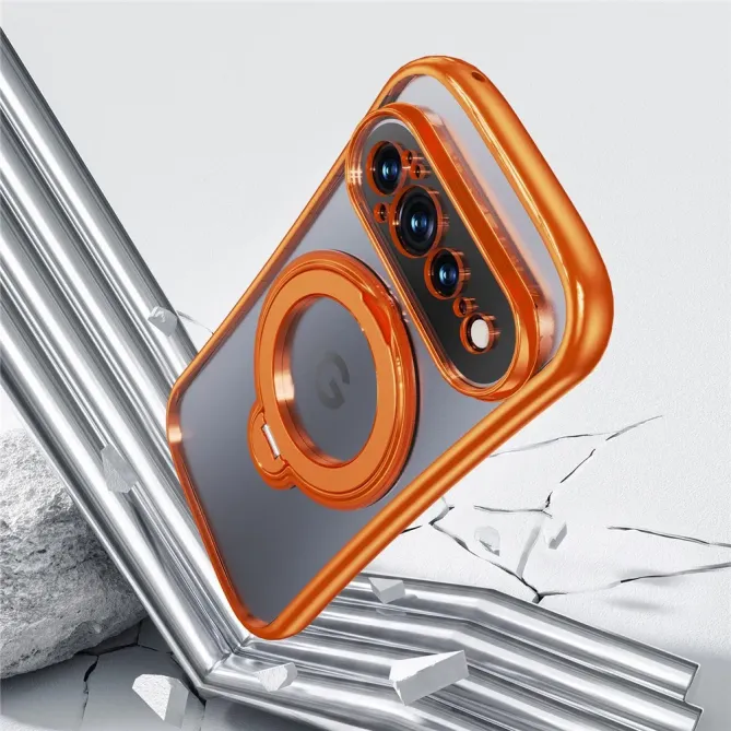 Coque Google Pixel 11 Pro XL magnétique antichoc avec support en TPU et métal