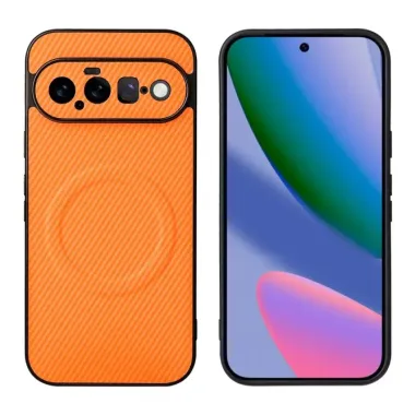 Coque Google Pixel 11 magnétique texture carbone