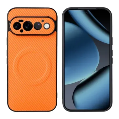 Coque Google Pixel 11 Pro magnétique texture carbone