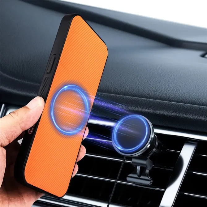 Coque Google Pixel 11 Pro magnétique texture carbone