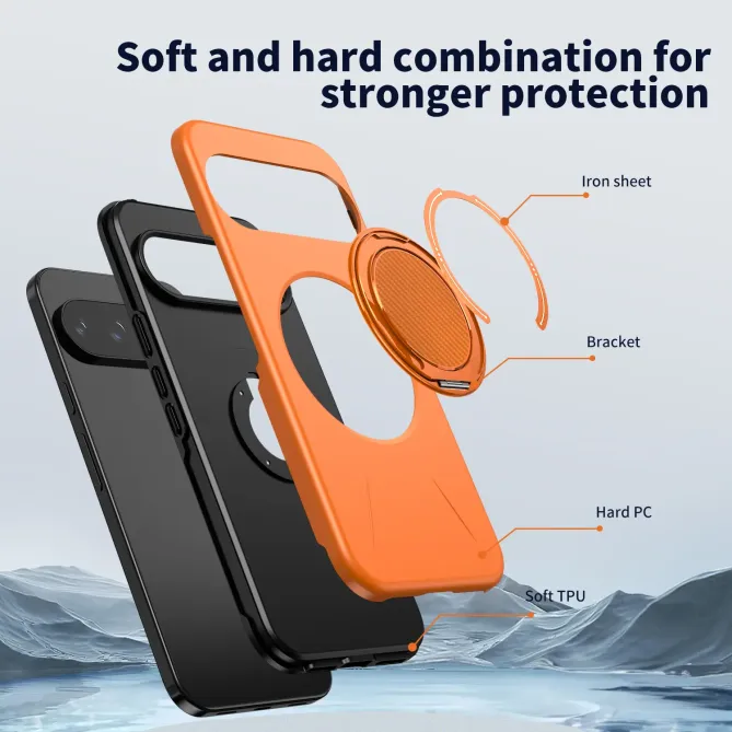 Coque Google Pixel 11 / 11 Pro magnétique avec support rotatif