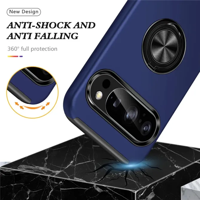 Coque Google Pixel 11 / 11 Pro antichoc avec anneau-support rotatif