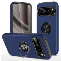 Coque Google Pixel 11 Pro XL antichoc avec anneau-support rotatif