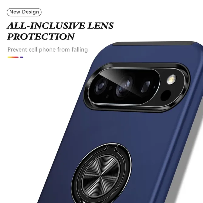 Coque Google Pixel 11 Pro XL antichoc avec anneau-support rotatif