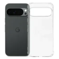 Coque Google Pixel 11 Pro XL transparente à coins renforcés en TPU