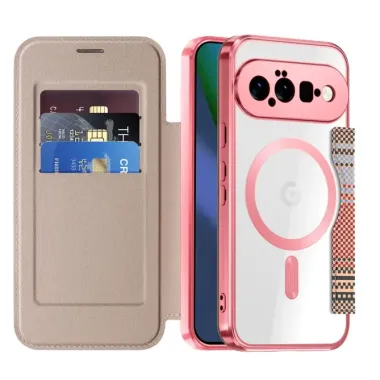 Housse Google Pixel 11 anti-RFID avec rangements cartes
