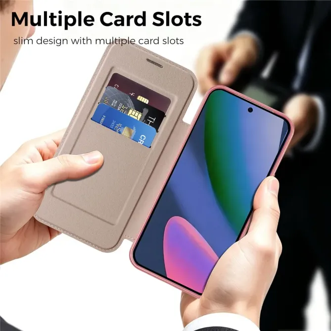 Housse Google Pixel 11 anti-RFID avec rangements cartes
