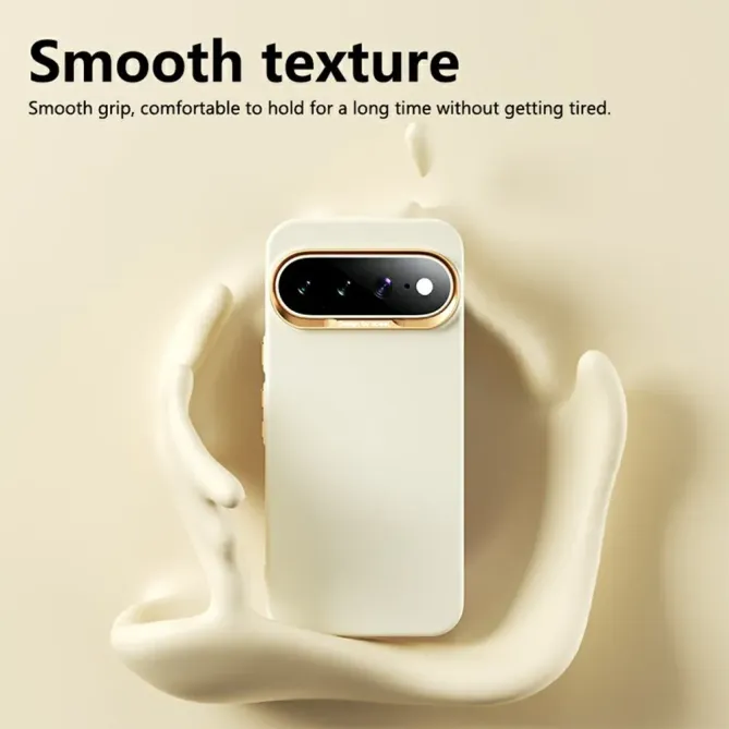 Coque Google Pixel 11 Pro XL ABEEL magnétique effet silicone en silicone liquide et polycarbonate