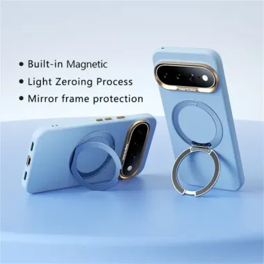 Coque Google Pixel 11 Pro XL ABEEL magnétique avec anneau-support rotatif