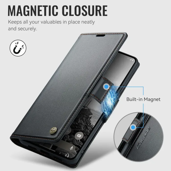 Housse Google Pixel 11 Pro XL CASEME 023 anti-RFID grainée