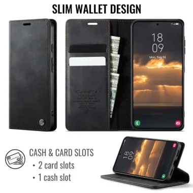 Housse Google Pixel 11 Pro XL CASEME 033 anti-RFID à finition cirée