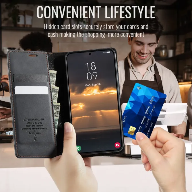 Housse Google Pixel 11 / 11 Pro CASEME 033 anti-RFID à finition cirée