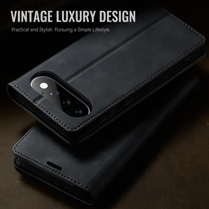 Housse Google Pixel 11 / 11 Pro CASEME 033 anti-RFID à finition cirée
