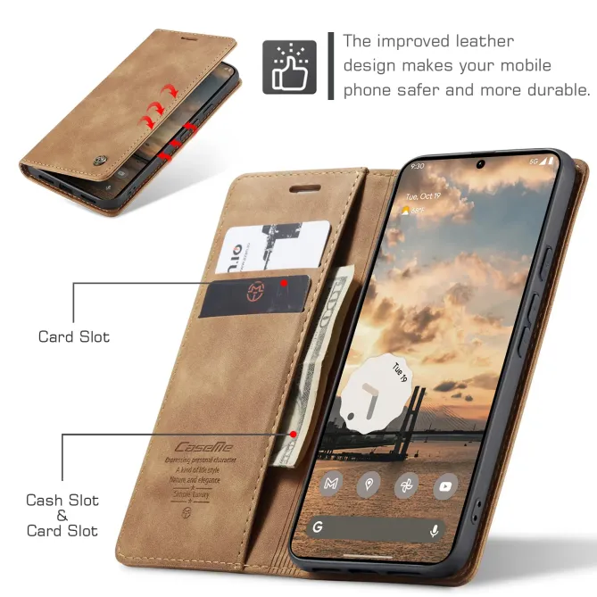 Housse Google Pixel 11 / 11 Pro CASEME 013 avec rangements cartes et support
