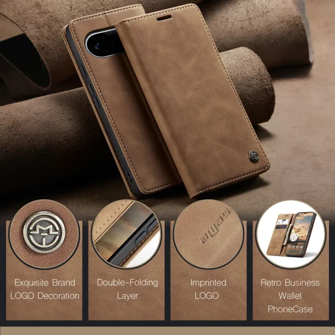 Housse Google Pixel 11 / 11 Pro CASEME 013 avec rangements cartes et support
