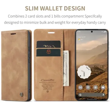 Housse Google Pixel 11 Pro XL CASEME 013 avec rangements cartes et support
