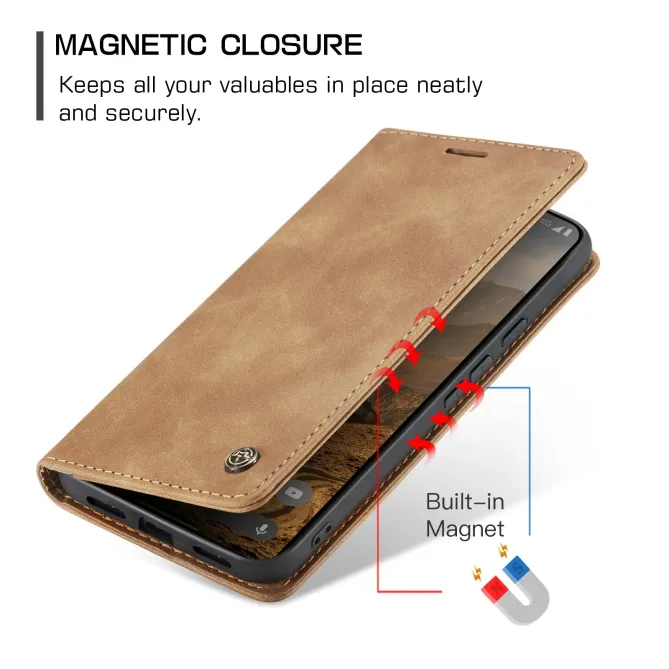 Housse Google Pixel 11 Pro XL CASEME 013 avec rangements cartes et support
