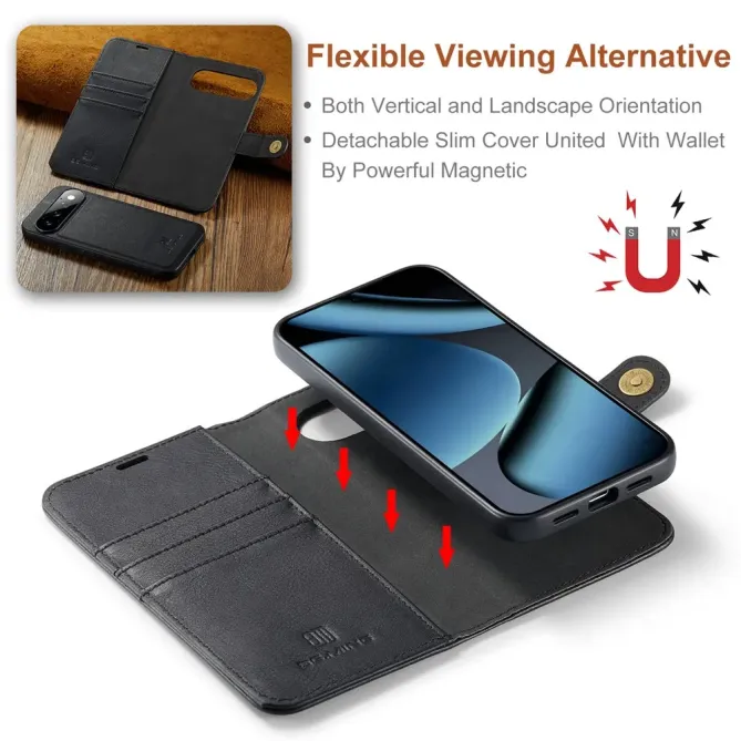 Housse Google Pixel 11 / 11 Pro DG.MING 2-en-1 à coque amovible