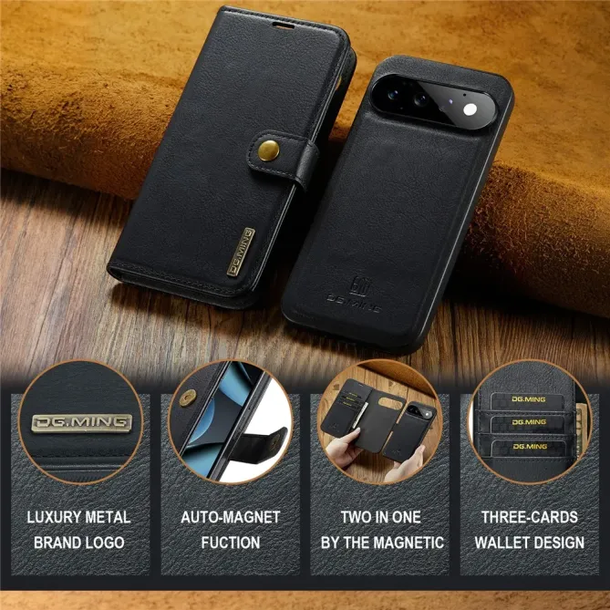 Housse Google Pixel 11 / 11 Pro DG.MING 2-en-1 à coque amovible