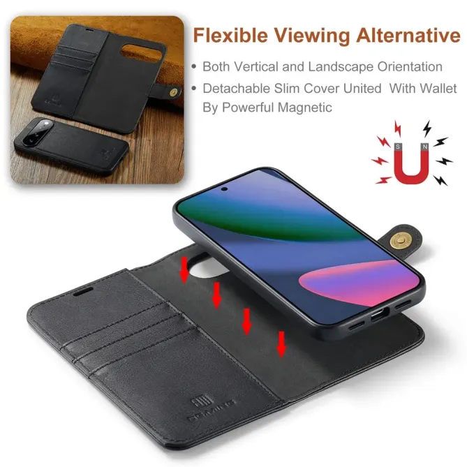 Housse Google Pixel 11 Pro XL DG.MING 2-en-1 à coque amovible