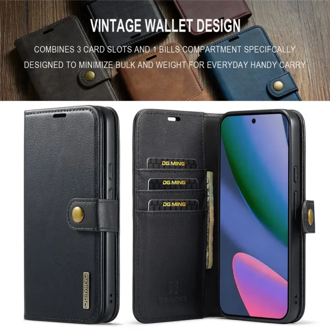 Housse Google Pixel 11 Pro XL DG.MING 2-en-1 à coque amovible