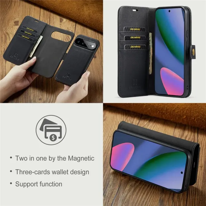 Housse Google Pixel 11 Pro XL DG.MING 2-en-1 à coque amovible