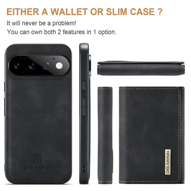 Coque Google Pixel 11 / 11 Pro DG.MING M1 avec étui cartes pliable