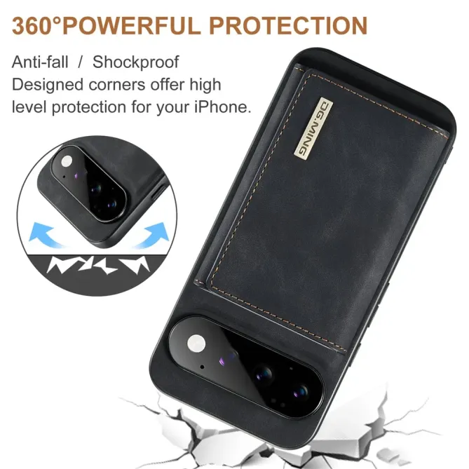 Coque Google Pixel 11 / 11 Pro DG.MING M1 avec étui cartes pliable