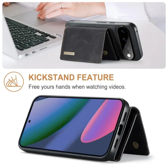 Coque Google Pixel 11 Pro XL DG.MING M1 avec étui cartes pliable