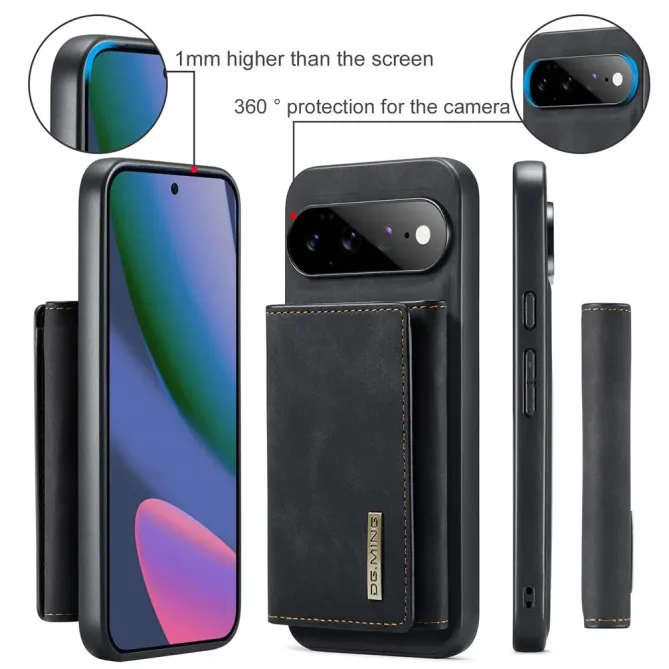 Coque Google Pixel 11 Pro XL DG.MING M1 avec étui cartes pliable