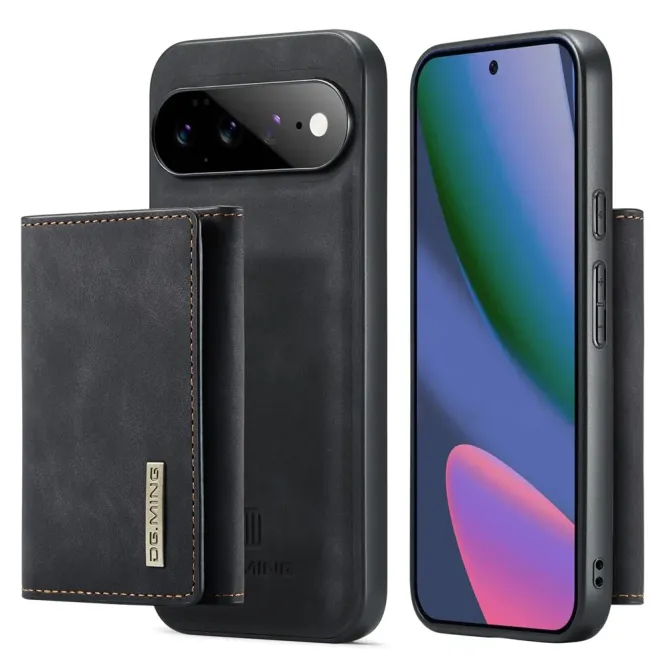 Coque Google Pixel 11 Pro XL DG.MING M1 avec étui cartes pliable