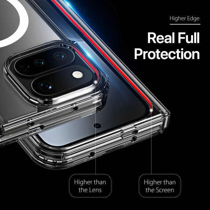 Coque Pixel 11 Pro Fold Clin Transparente Magnétique
