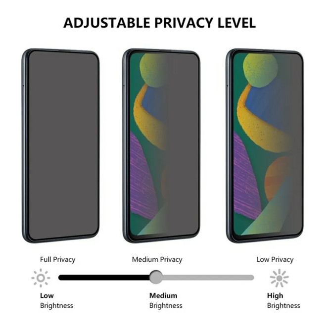 Verre Trempé Pixel 11 / 11 Pro Confidentialité Sans Contour Noir