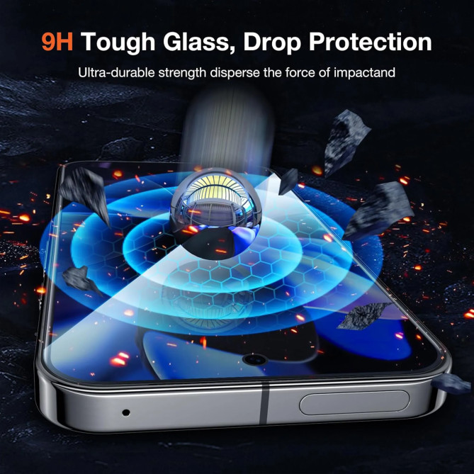 Verre Trempé Pixel 11 9H+ Confidentialité Intégral Contour Noir