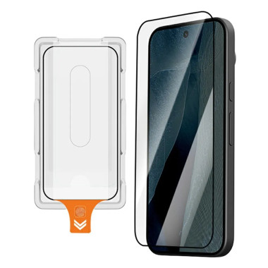 Verre Trempé Google Pixel 11 / 11 Pro Contour Noir avec Kit d’Installation