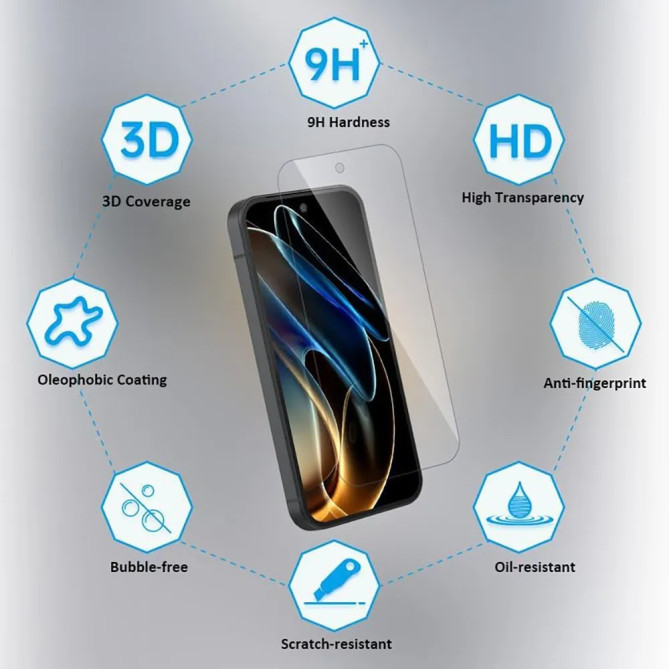 Verre Trempé Google Pixel 11 / 11 Pro 9H Lot de 2