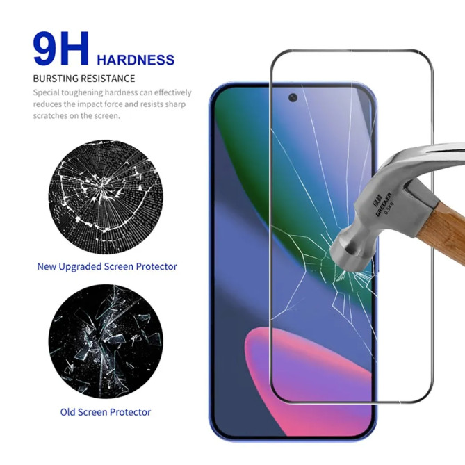 Pixel 11 Pro XL : Verre 0,18 mm Compatible Empreinte Ultrasonique