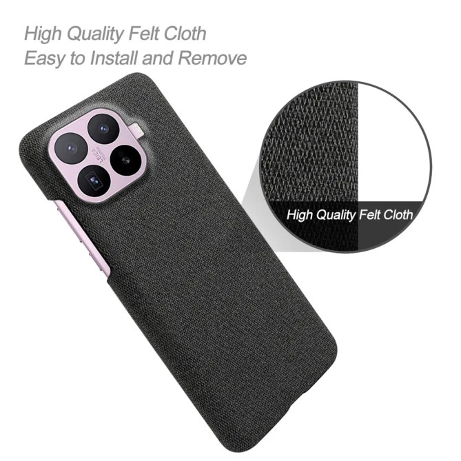Coque Xiaomi 17T Pro en tissu antidérapant et PC rigide