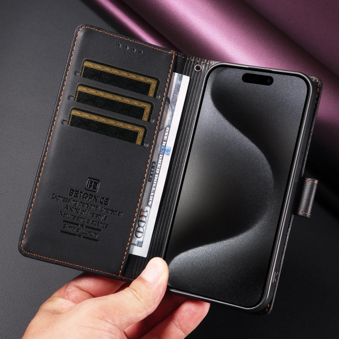 Housse Xiaomi 17T Pro Série 006 anti-RFID avec dragonne
