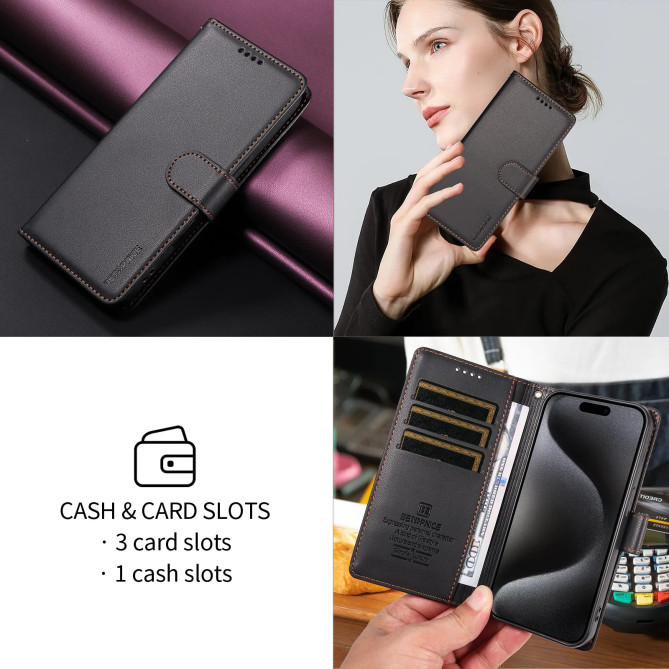Housse Xiaomi 17T Pro Série 006 anti-RFID avec dragonne
