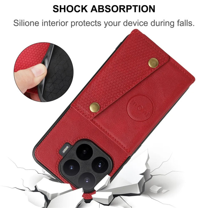 Coque Xiaomi 17T Pro porte-cartes avec béquille pour voiture